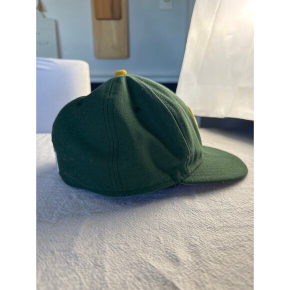 Green Bay Packers New Era 59FIFTY Fitted Hat Size 7 1/8 NFL - Picture 4 of 5